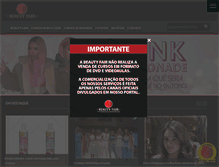 Tablet Screenshot of beautyfair.com.br